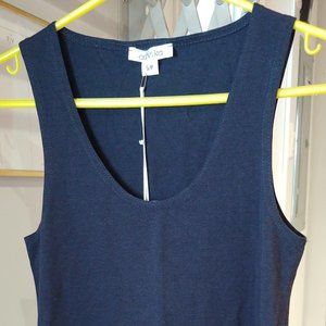 Advika navy blue tank top  / shirt